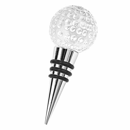 TARIFA Hand Crafted Crystal Golf Ball Bottle Stopper TA3661913